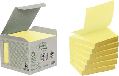 Recycelte Haftnotizen Post-it gelb