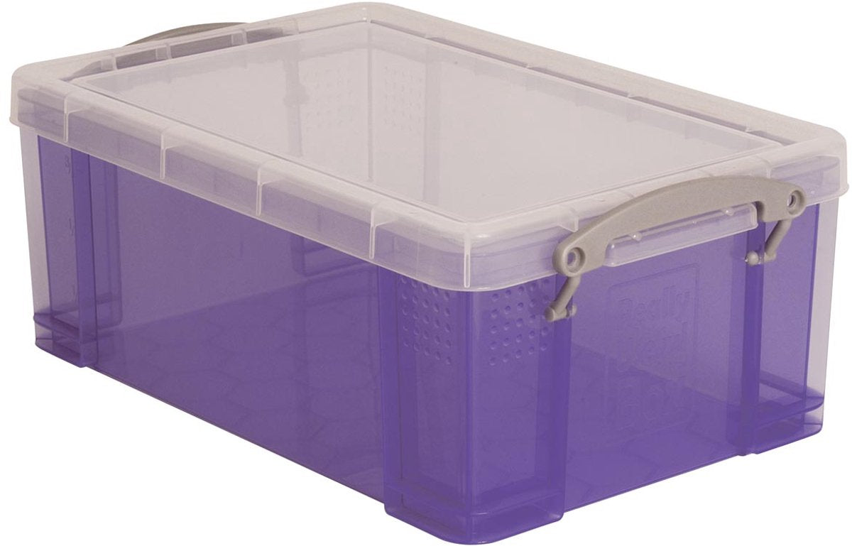 Wirklich nützliche Boxen wirklich nützliche Box 9 Liter transparent lila