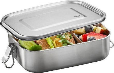 Gefu Endure Lunchbox groß – Brotkasten aus Edelstahl – auslaufsichere Bento-Lunchbox
