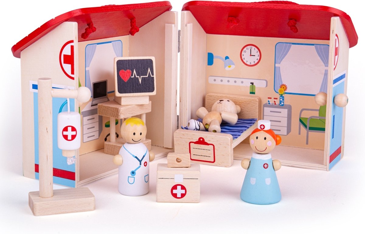 Bigjigs Mini-Krankenhaus-Spielset