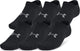 Under Armour ua Essential No Show 6er-Pack Unisex-Sportsocken – Schwarz – Grau