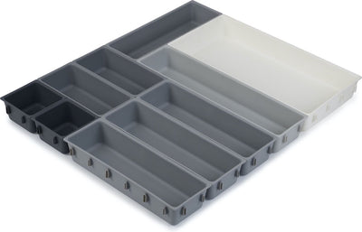 Joseph Joseph Blox Schubladen-Organizer-Set – Schubladenbox – Besteckkasten – 10-teilig, klickbar, modular, rutschfest