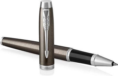Parker im Tintenroller | dunkler Espresso | feine Feder | schwarze Tinte | Geschenkverpackung
