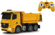 Jamara RC-Fahrzeugauto – 405108 RC-Truck Mercedes-Benz Arocs Muldenkipper – Gelb – 2,4 GHz RC-Modell fertig – 1:26 steuerbares Auto
