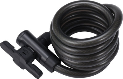 BBB Cycling Keyguard-Kabel – Fahrradschloss mit 3 Schlüsseln – Länge: 180 cm – Dicke: 15 mm – Kabelschloss für Stadtfahrrad, Rennrad, Mountainbike – BBL-112b