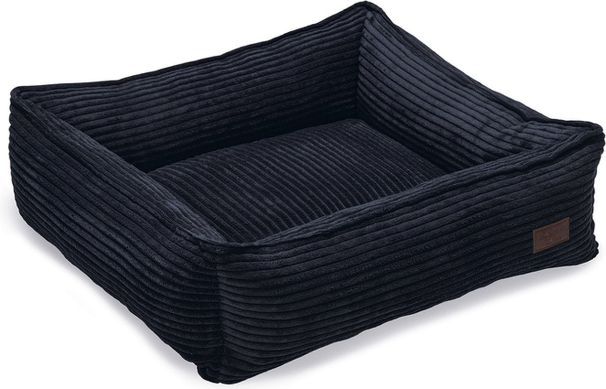 Entworfen von Lotte Ribbed – Hundebett – Anthrazit – 65 x 60 x 20 cm