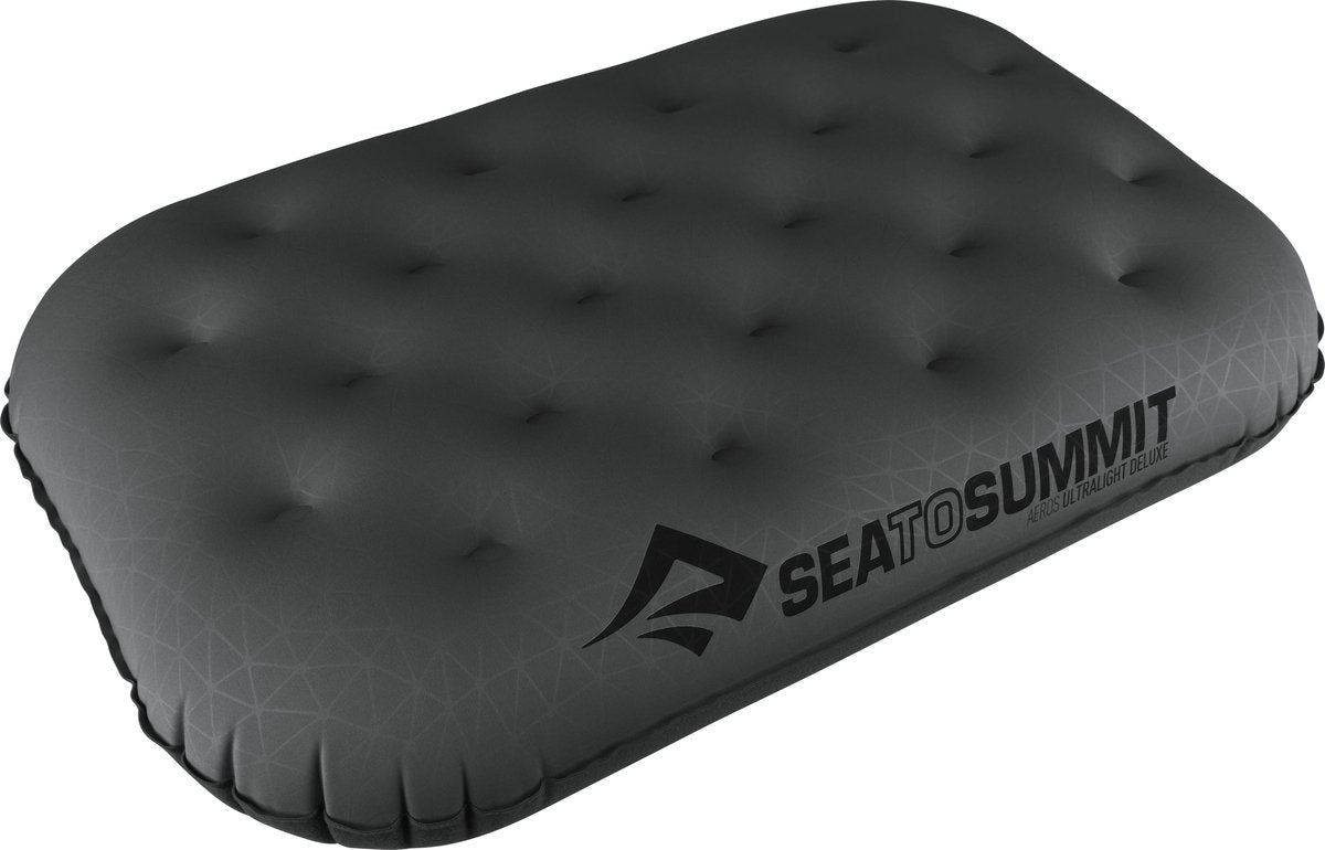 Sea to Summit Eros Ultralight – aufblasbares Kissen – Deluxe-Grau