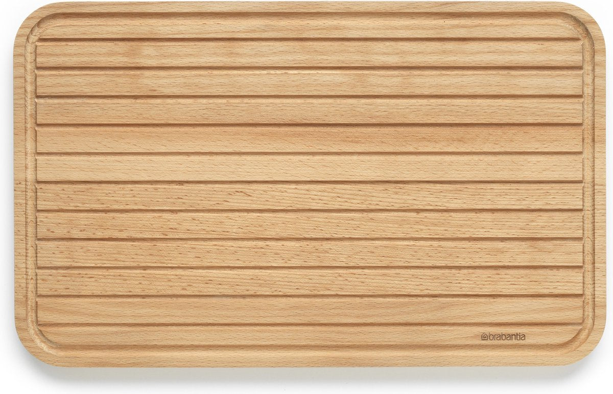 Brabantia Profil-Holzschneidebrett – für Brot – groß