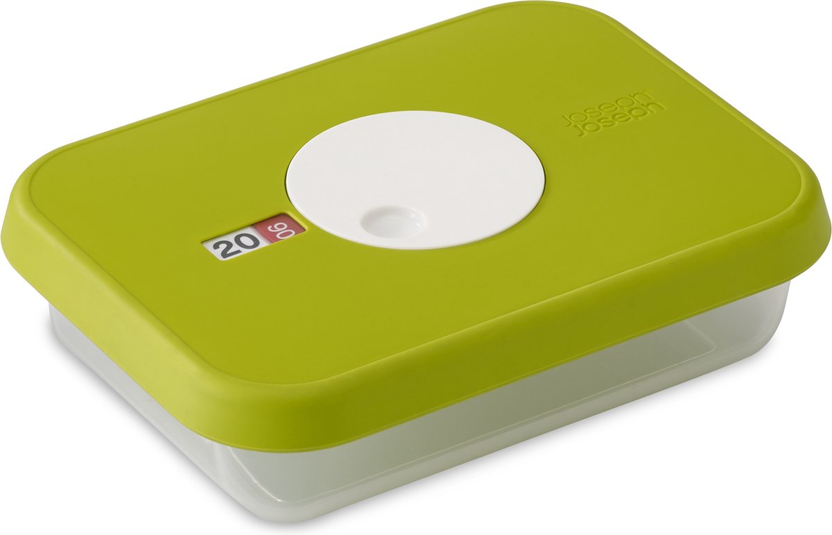 Joseph Joseph Dial Lebensmittelaufbewahrungsbox – Datumsanzeige – 0,7 l – grün