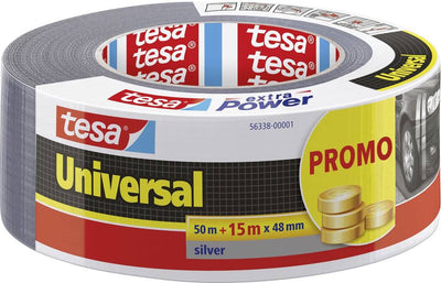 Tesa 1072223 - XP Universal Promo 50 + 15m 48mm grau | 4 Stück