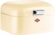 Wesco Mini Grandy Brotkasten | 2 Liter - Größe S | Metall - Mandel | Brotkasten