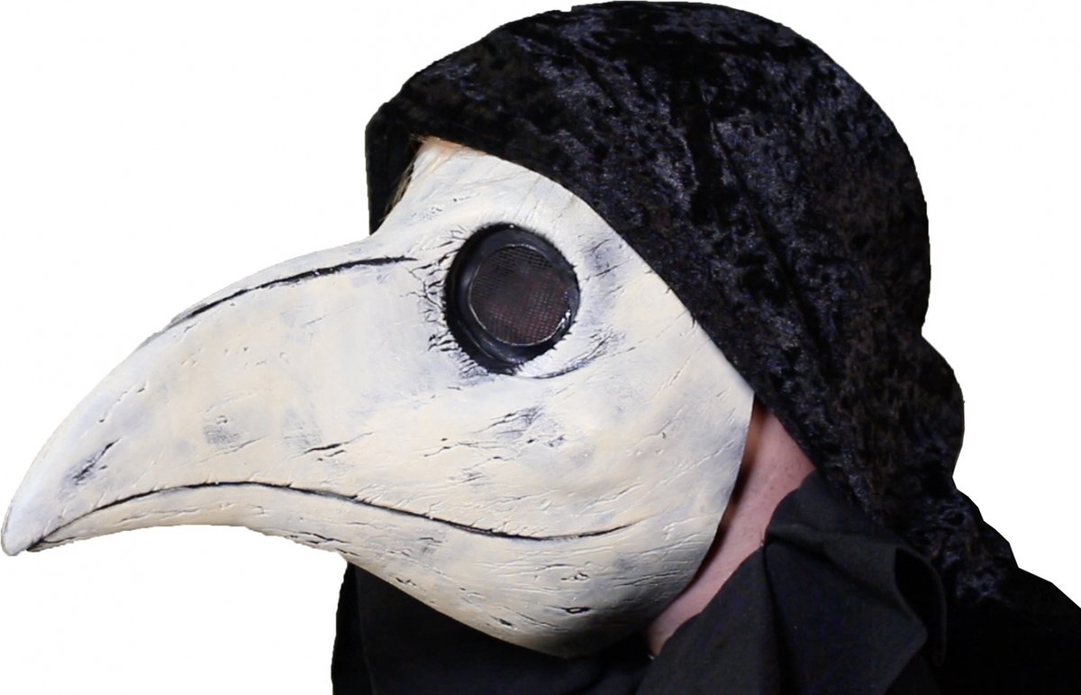 Vegaoo Halloween Anti-Pest-Maske – Kostümmaske – Einheitsgröße