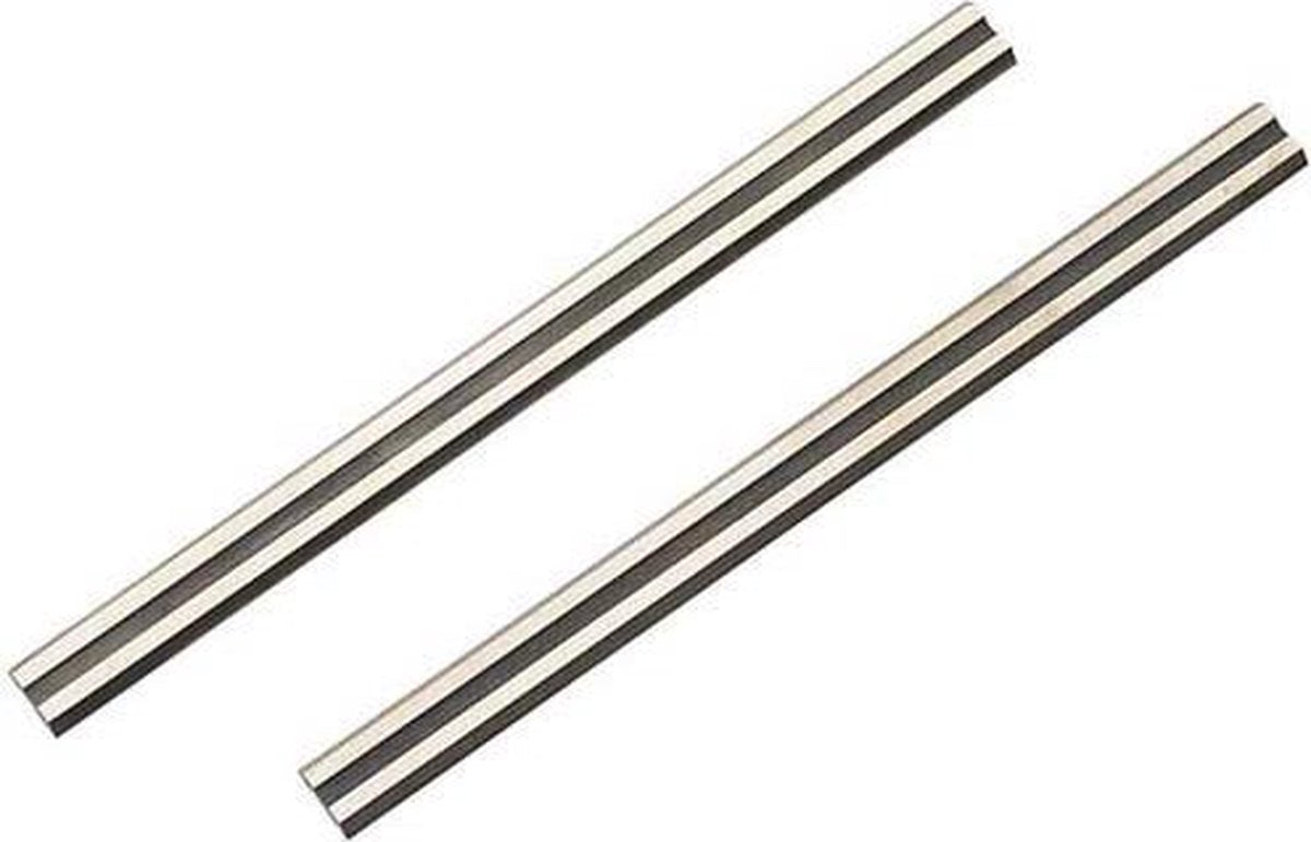 Wolfcraft - Hobelmesser 82 mm - 2 Stück - Hobelmesser ersetzen - 4113000