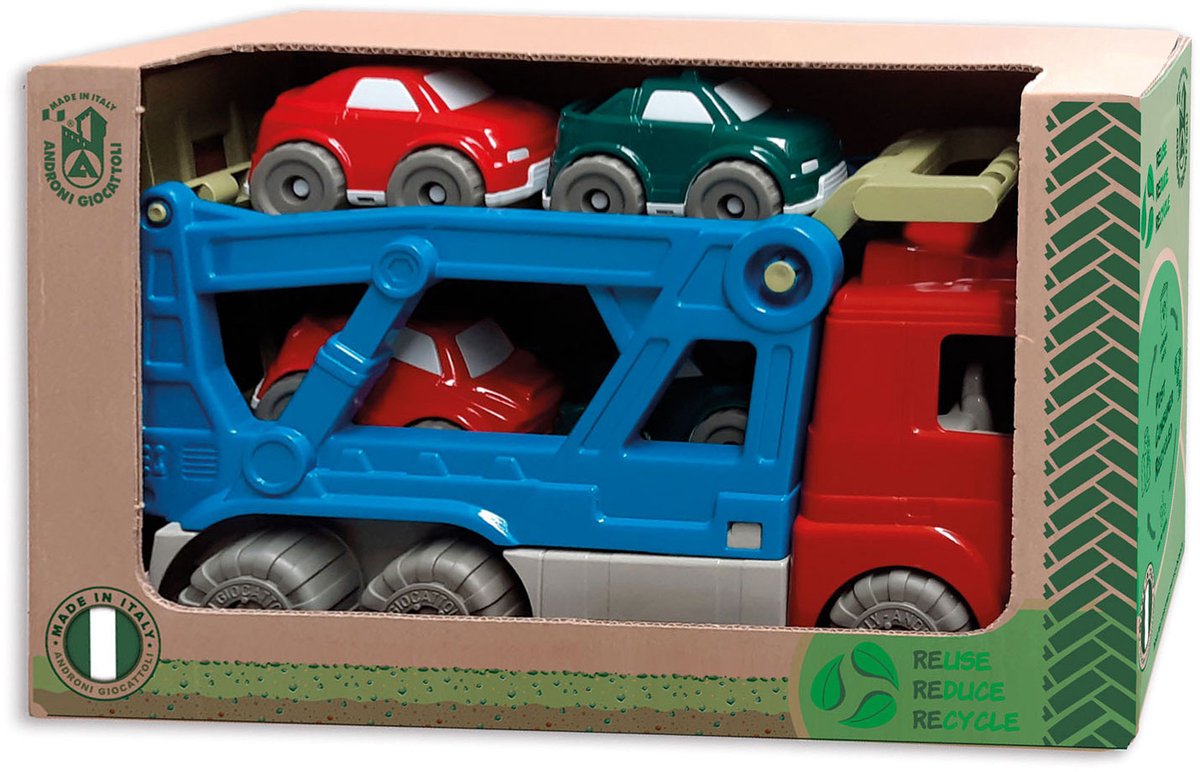 Recycelter Kunststoff von Androni Transporter
