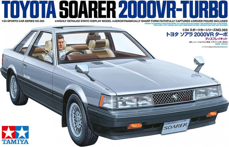 Tamiya Modellbausatzauto – 24365 Toyota Soarer 2000VR-Turbo-Auto aus Kunststoff – 1:24 – Modellbau