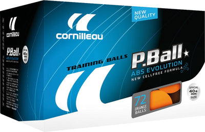 Cornilleau P-Ball Abs Evolution 1* Tischtennisbälle x72 – Orange