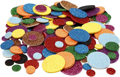Schaumformen Glitzerkreise, 150.