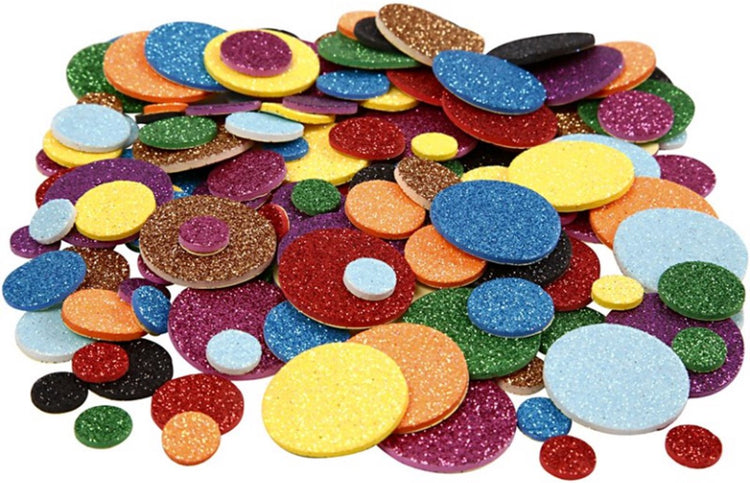 Schaumformen Glitzerkreise, 150.