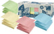 Info-Notizen Info-Haftnotizen - Natur - Z-Notizen - 12 x 100 Blatt - 75 x 75 mm - Gelb, Grün, Rosa, Blau - in-5644-88