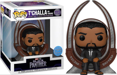 Funko t'challa auf dem Thron – Pop! Deluxe - schwarze Pantherfigur