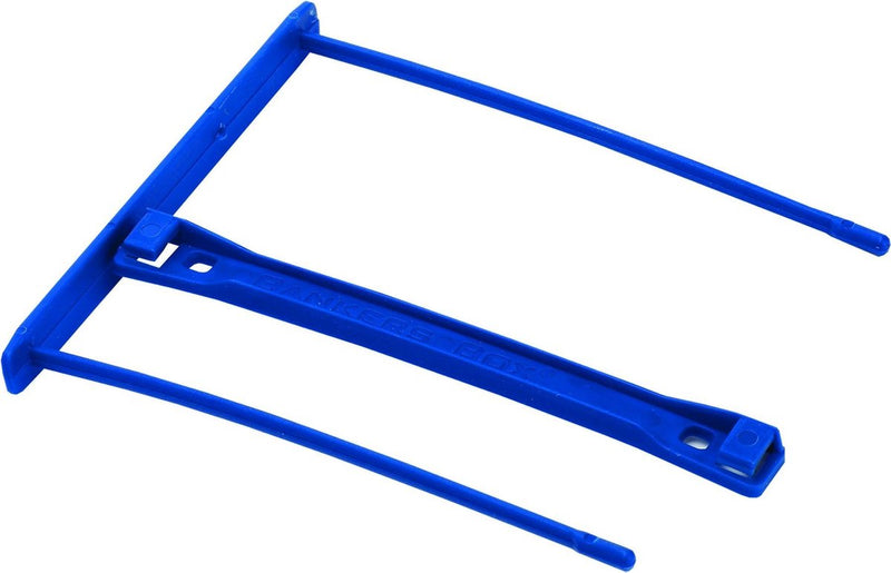 Aktenklammer Bankerbox 0089801 aus blauem Kunststoff