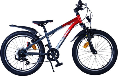 Volare XC Race Children's Fahrrad 20 Zoll 7 Geschwindigkeit Rotgrau
