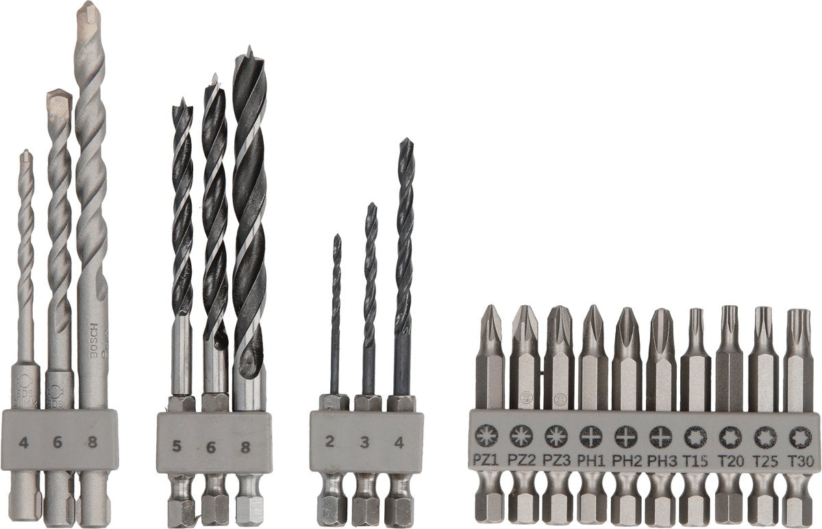 Bosch uneo gemischtes Set - 19-teilig