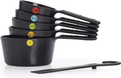 Oxo Good Grips - Küchenhelfer - Messlöffel 6 Stück schwarz