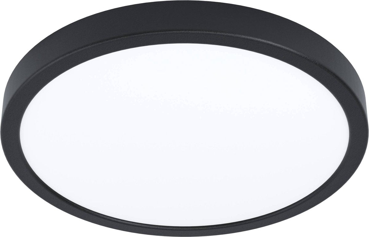 Eglo fueva 5 Aufbauleuchte - LED - ø 28,5 cm - Schwarz und Weiß - Bewegungssensor