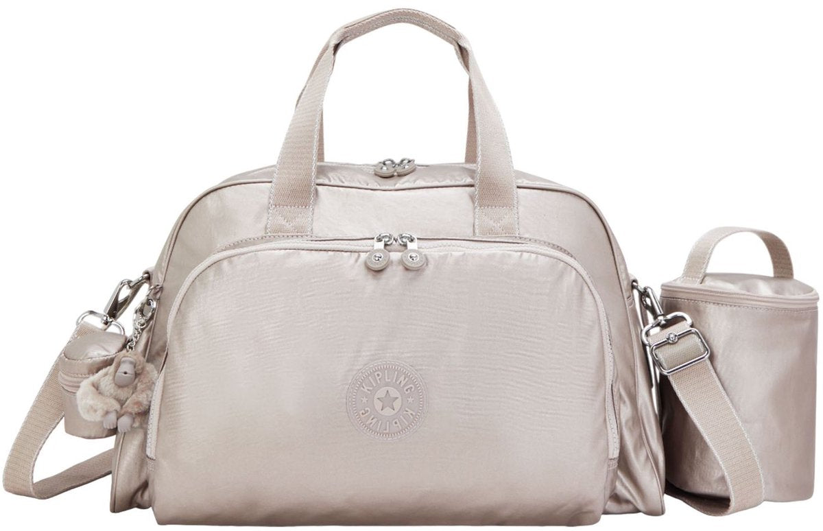 Kipling Wickeltasche Basic Plus Camama Babytasche Metallic Glow Roségoldfarben