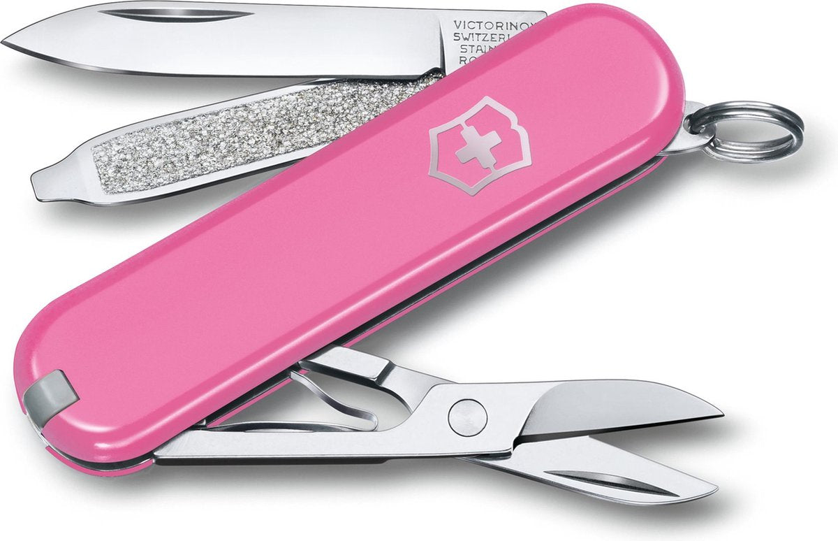 Victorinox klassisches SD-Taschenmesser – Kirschblüte – 7 Funktionen – Edelstahl