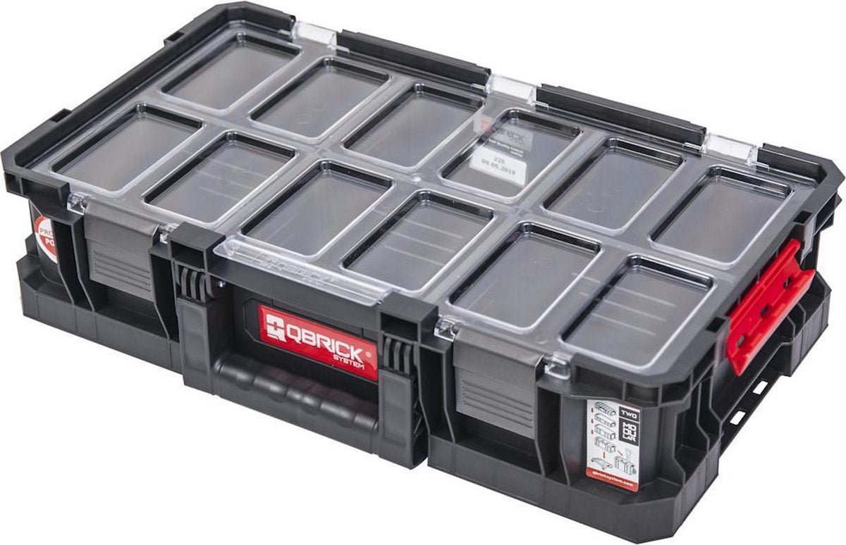 Qbrick System-Werkzeugkasten-Organizer Flex Plus System zwei Werkzeugkasten