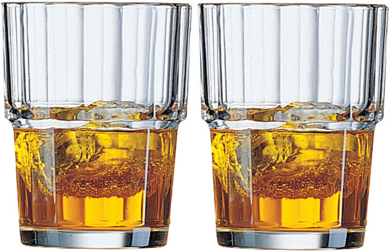 Arcoroc Whiskybechergläser – 6x – Norvege-Serie – transparent – 160 ml – Trinkwassergläser
