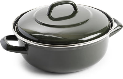 Tagesgericht - Jeroen Meus - Bratpfanne ø22cm - olivgrün - Induktion - Emaille - PFAS-frei