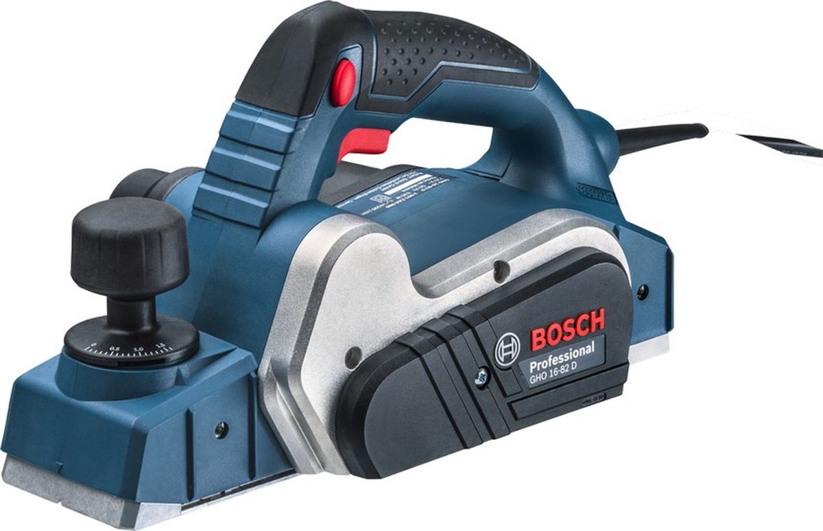 Bosch Hobel Gho 16-82 (Parallelführung, Staubbeutel)