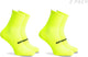 Rogelli Essential Radsocken – 2er-Pack – fluoreszierendes Gelb – 40 43