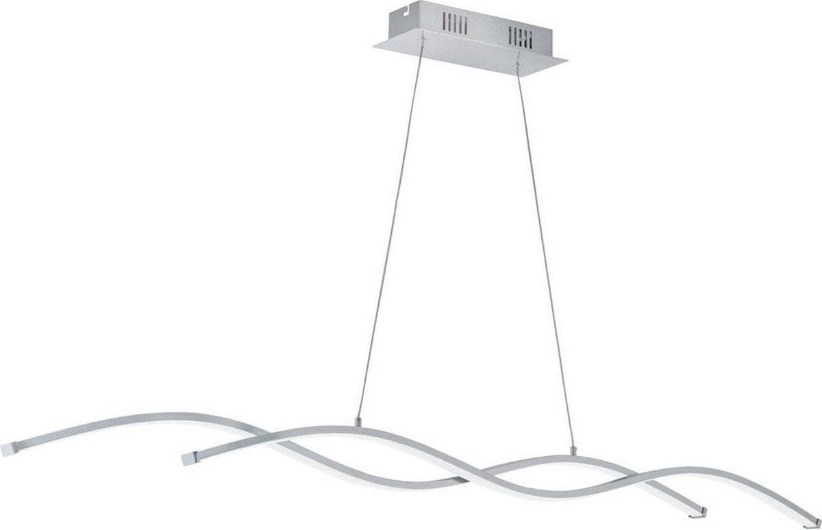 Eglo Lasana 2 - Hängelampe - 2 Lichter - Chrom - Weiß