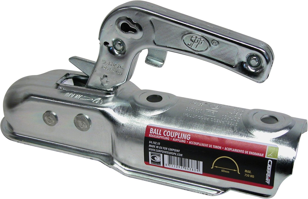 Carpoint-Kupplung WW 8 B (RND 60 mm) max. 750 kg