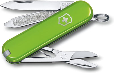 Victorinox klassisches SD-Taschenmesser – zertrümmerte Avocado – 7 Funktionen – Edelstahl