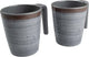 Bo-camp - Becher - Halo - L - Melamin - 4 Stück - Grau