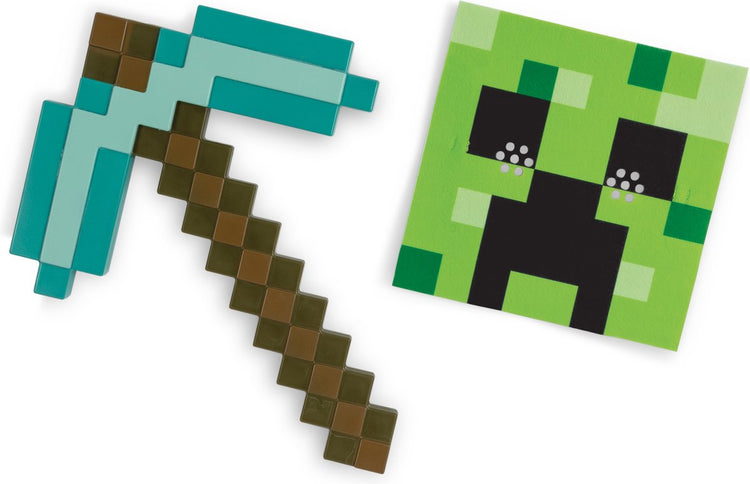 Minecraft-Verkleidung (Mojang), Minecraft-Spitzhacke-Maskenset, Größe Einheitsgröße, Kind, Kind