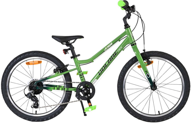 Volare Venom Kinderfahrrad – Jungen – 20 Zoll – Grün – zwei Handbremsen
