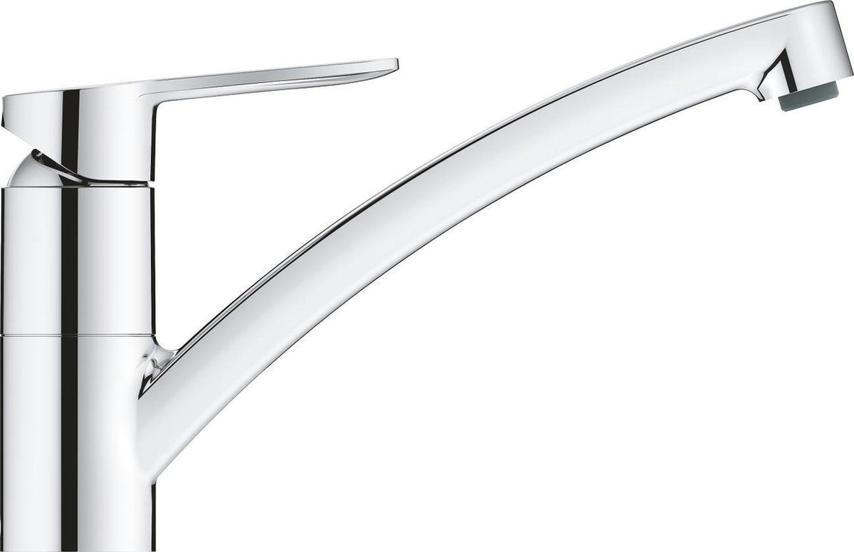 Grohe starteco Küchenarmatur – niedriger Auslauf – 140° Schwenkbereich – Chrom