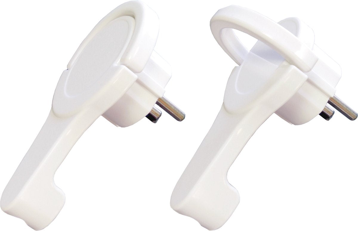 Scanpart Winkelstecker - mit Haken - mit Erde - flach - 10 16 a