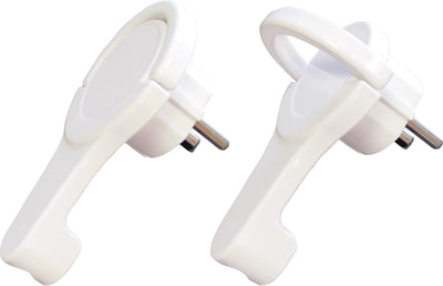 Scanpart Winkelstecker - mit Haken - mit Erde - flach - 10 16 a