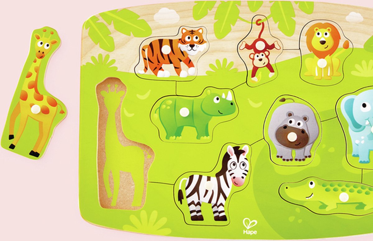 Hape Dschungel-Squeeze-Puzzle