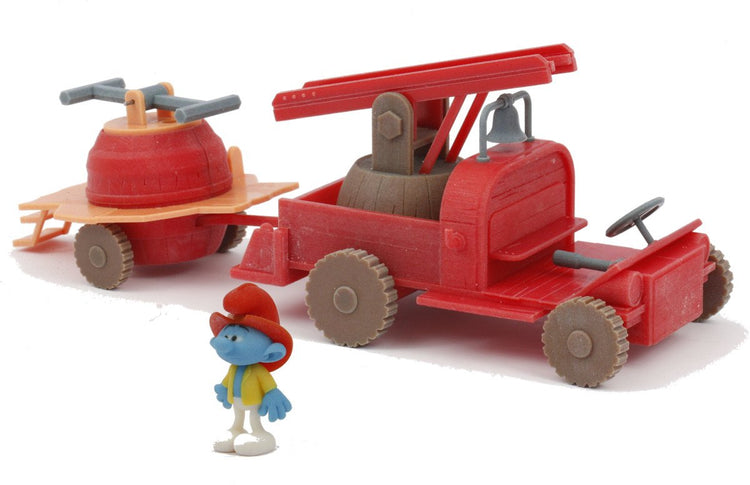 Giochi Preziosi Feuerwehrauto – Feuerwehr-Schlümpfe-Spielset –
