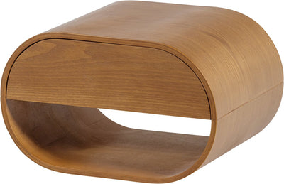 Woood Momo hängender Nachttisch – Holz – Braun – 24x36x28