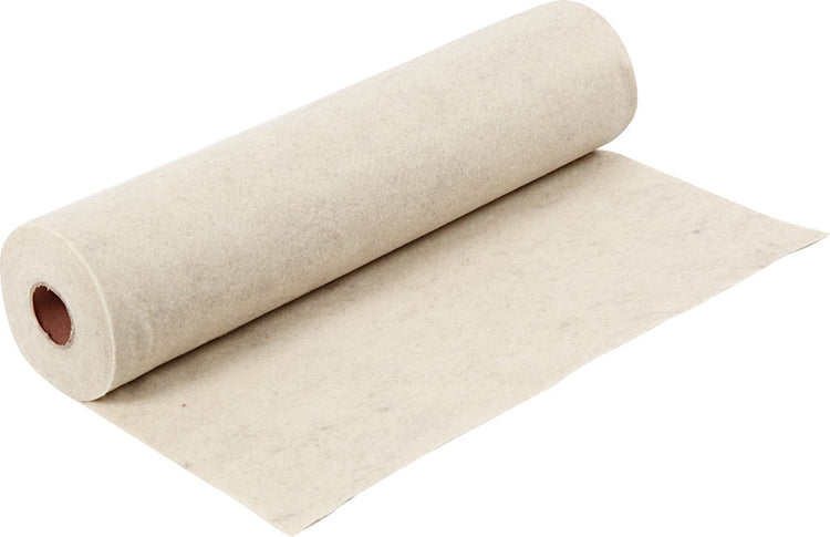 Creativ Company Hobbyfilz, B: 45 cm, Stärke 1,5-2 mm, meliert, 180-200 gr, gebrochenes Weiß, 5 m 1 Rolle