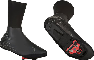 Bbb Cycling Ultrawear Fahrradüberschuhe Radfahren und MTB – wasserdichte Überschuhe ohne Reißverschluss – Thermo – Schwarz – Größe 45 46 – BWS-26
